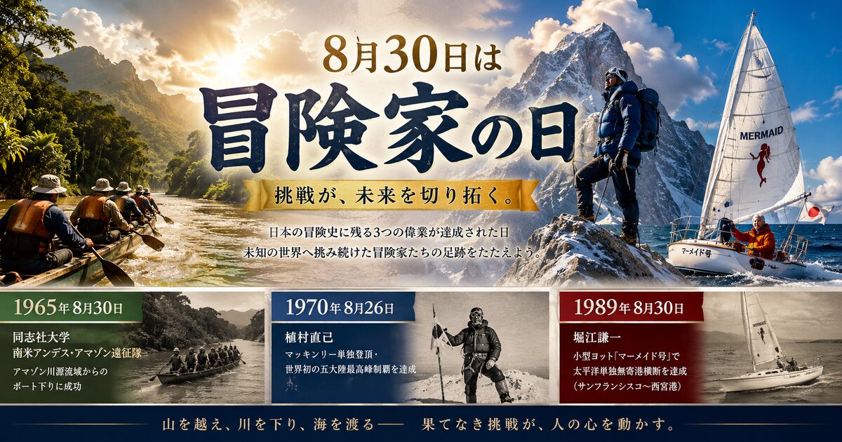 冒険家の日のイメージ画像