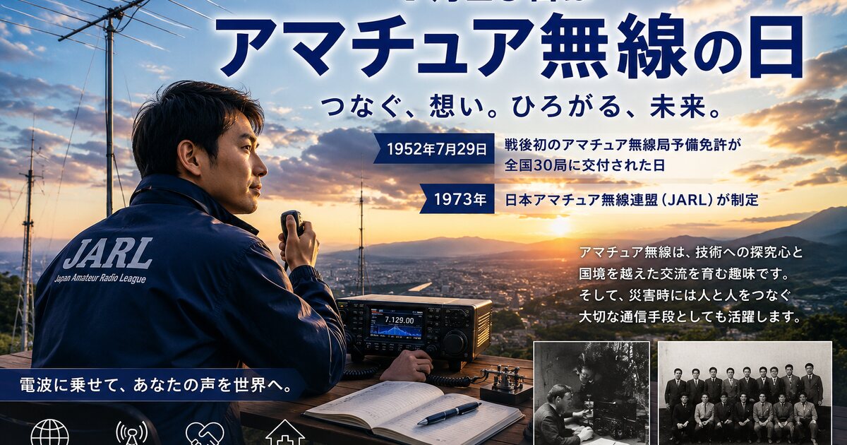 アマチュア無線の日のイメージ画像