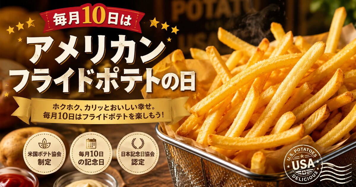 アメリカンフライドポテトの日のイメージ画像