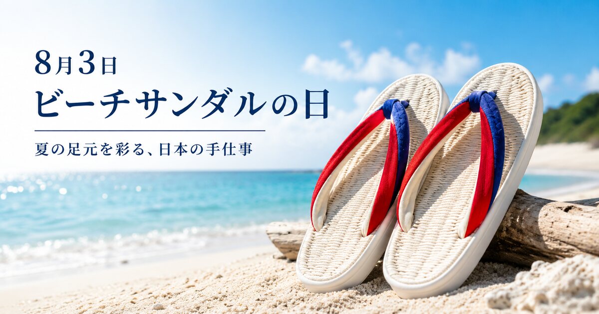 ビーチサンダルの日のイメージ画像