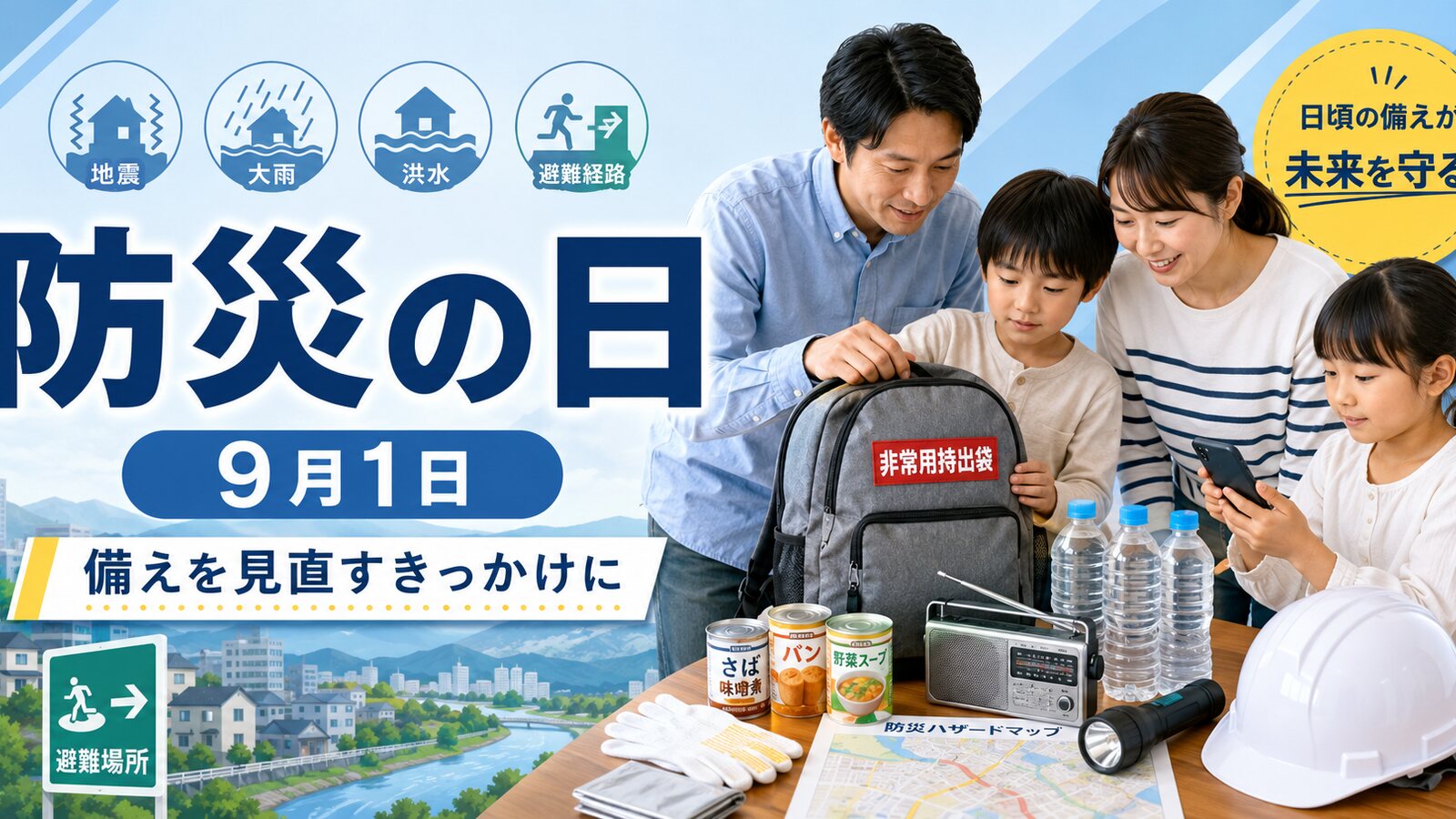 防災の日のイメージ画像