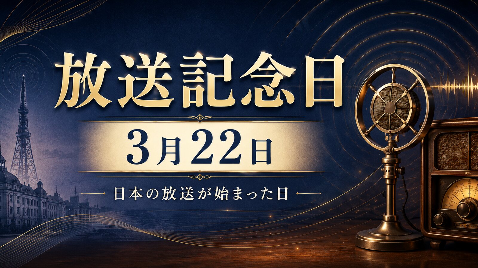 放送記念日のイメージ画像