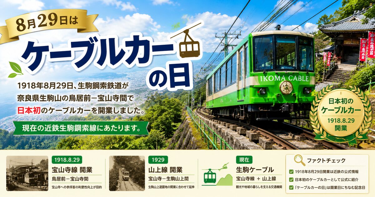 ケーブルカーの日のイメージ画像