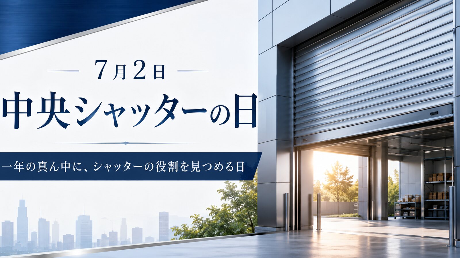 中央シャッターの日のイメージ画像