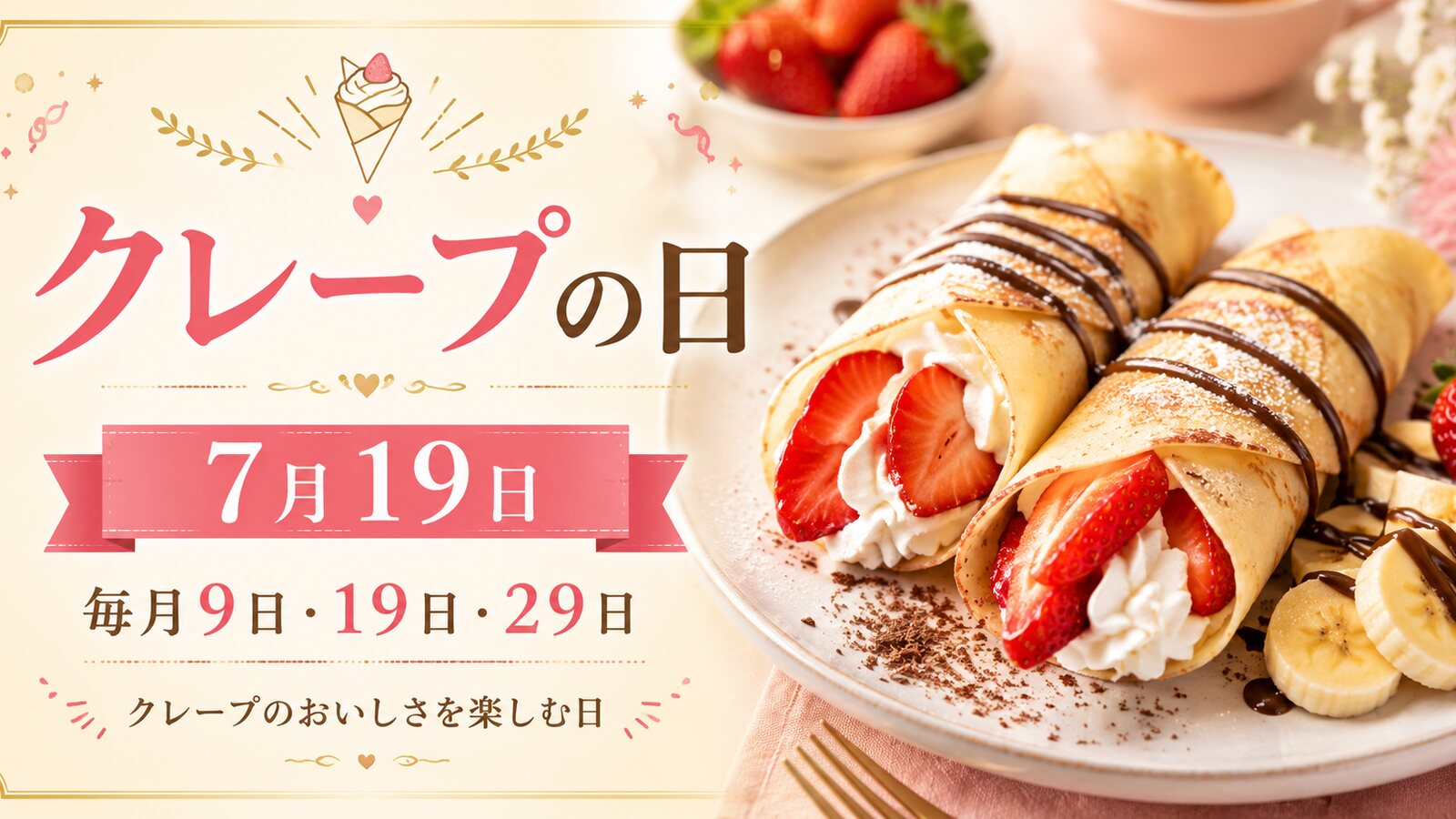 クレープの日のイメージ画像