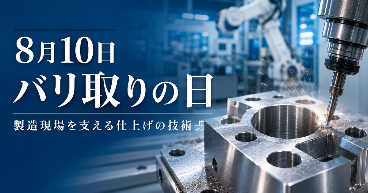 バリ取りの日のイメージ画像