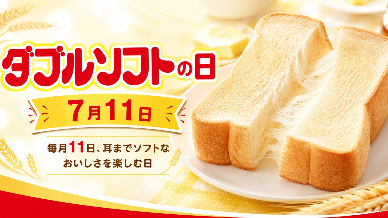 ダブルソフトの日のイメージ画像
