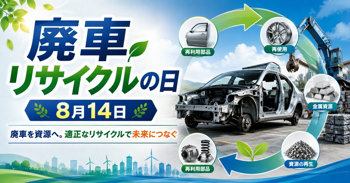 廃車リサイクルの日のイメージ画像