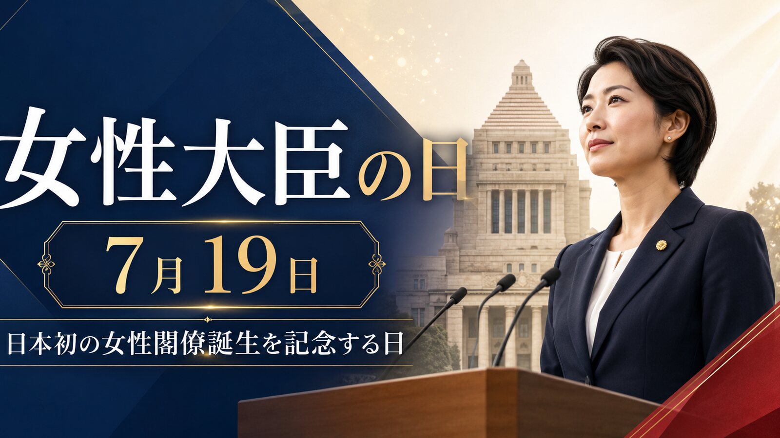 女性大臣の日のイメージ画像