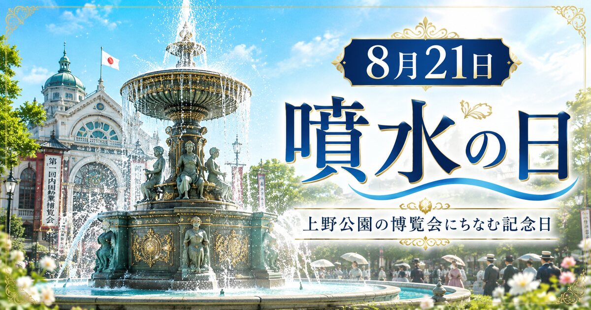 噴水の日のイメージ画像