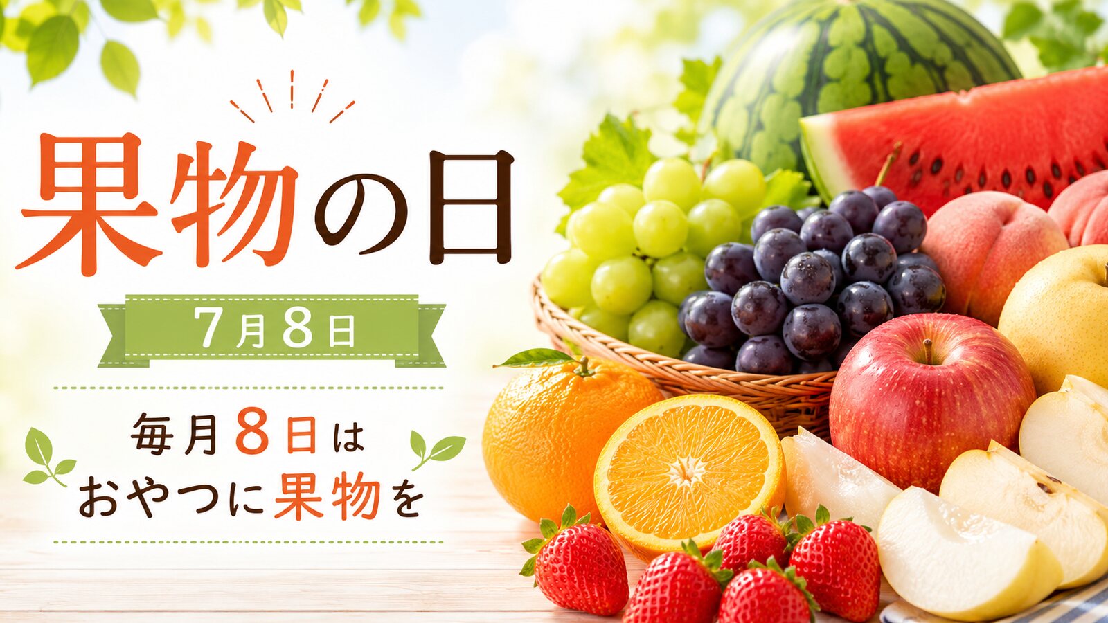 果物の日のイメージ画像