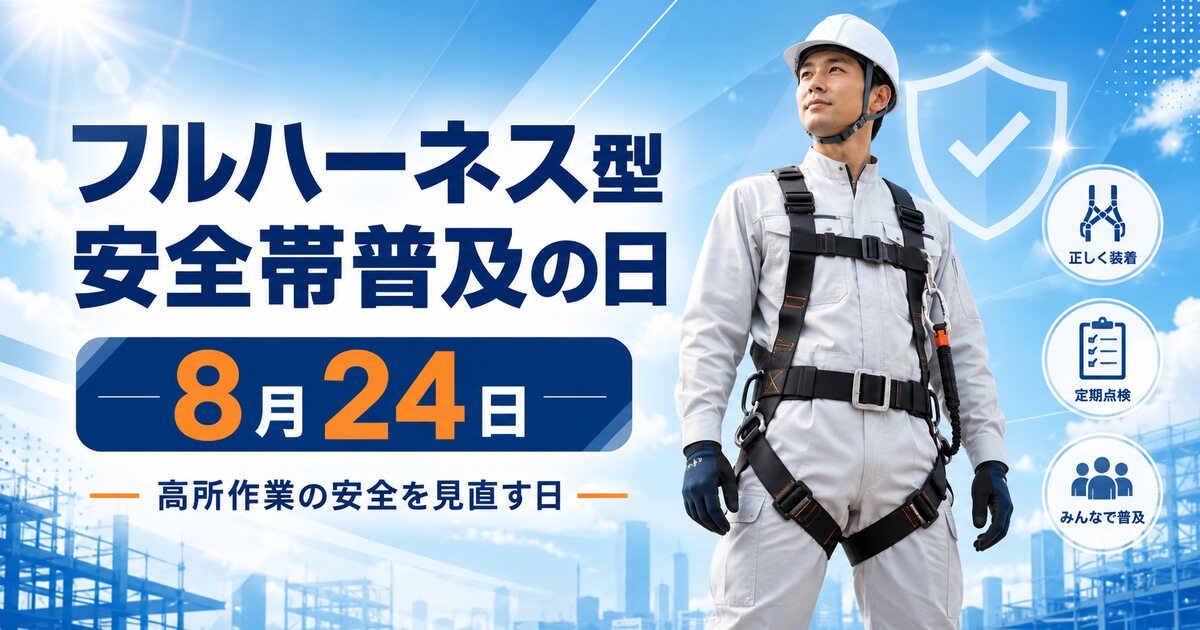フルハーネス型安全帯普及の日のイメージ画像