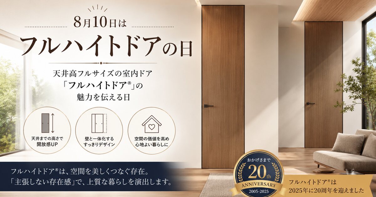 フルハイトドアの日のイメージ画像