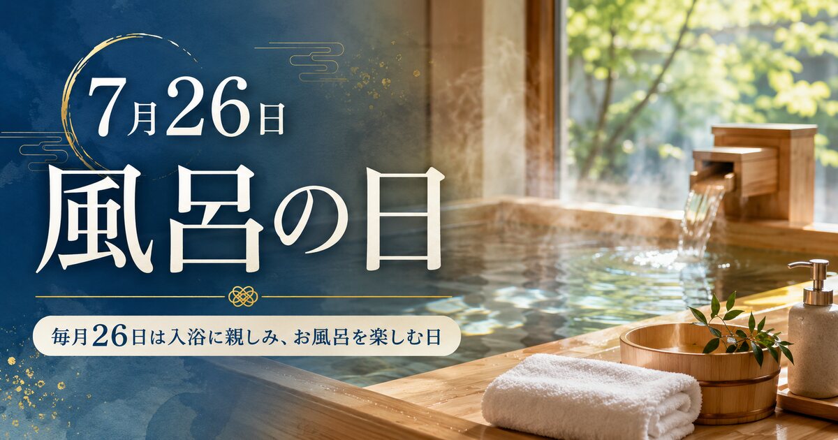 風呂の日のイメージ画像