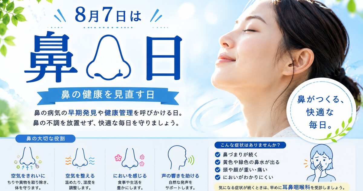 鼻の日のイメージ画像