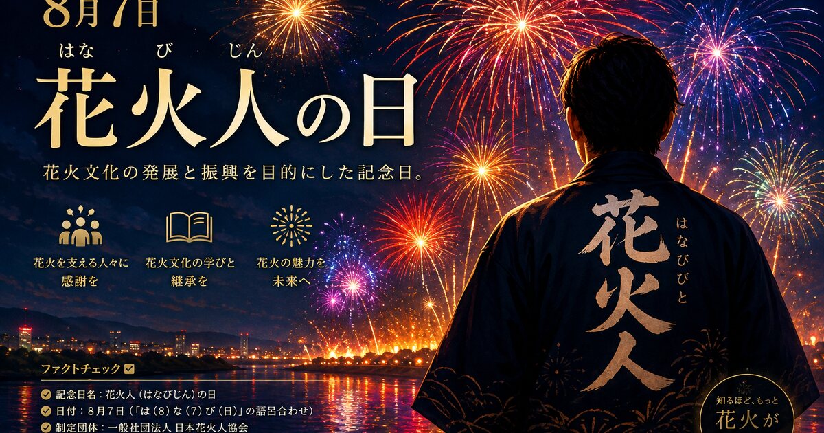 花火人の日のイメージ画像