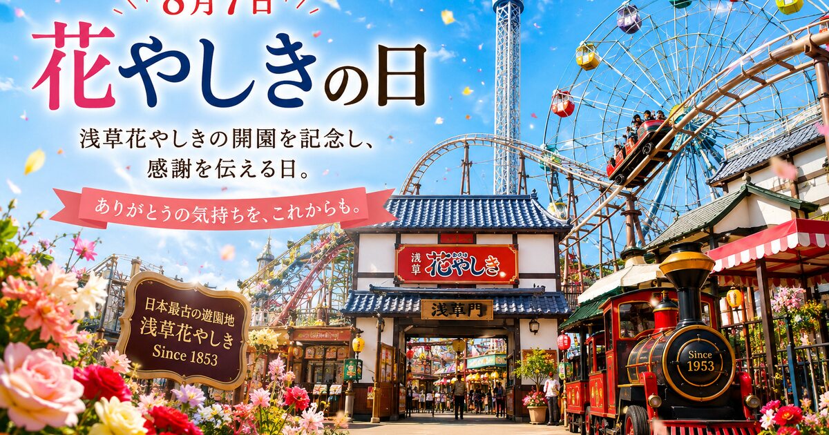 花やしきの日のイメージ画像