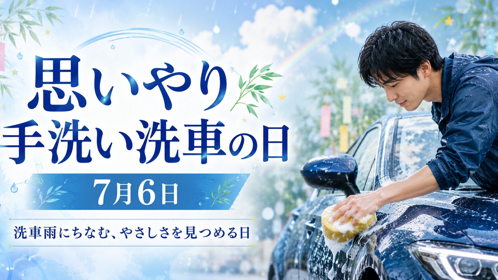手洗い・洗車の日のイメージ画像