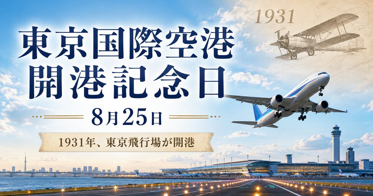 東京国際空港開港記念日のイメージ画像