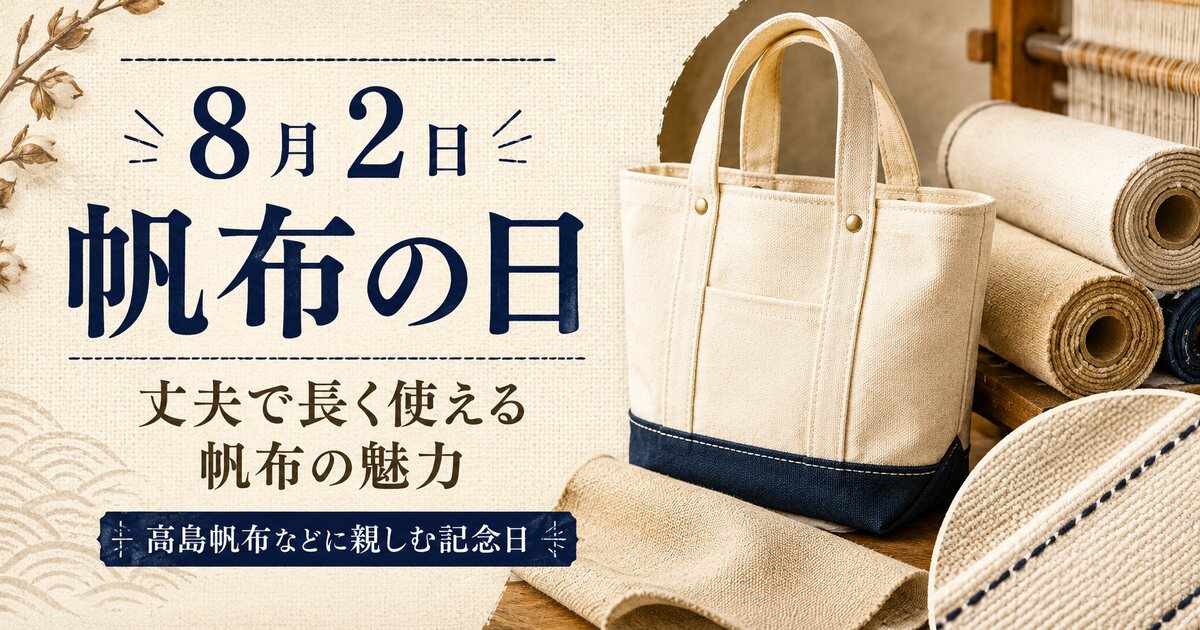 帆布の日のイメージ画像