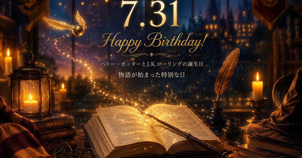 ハリー・ポッターの誕生日のイメージ画像