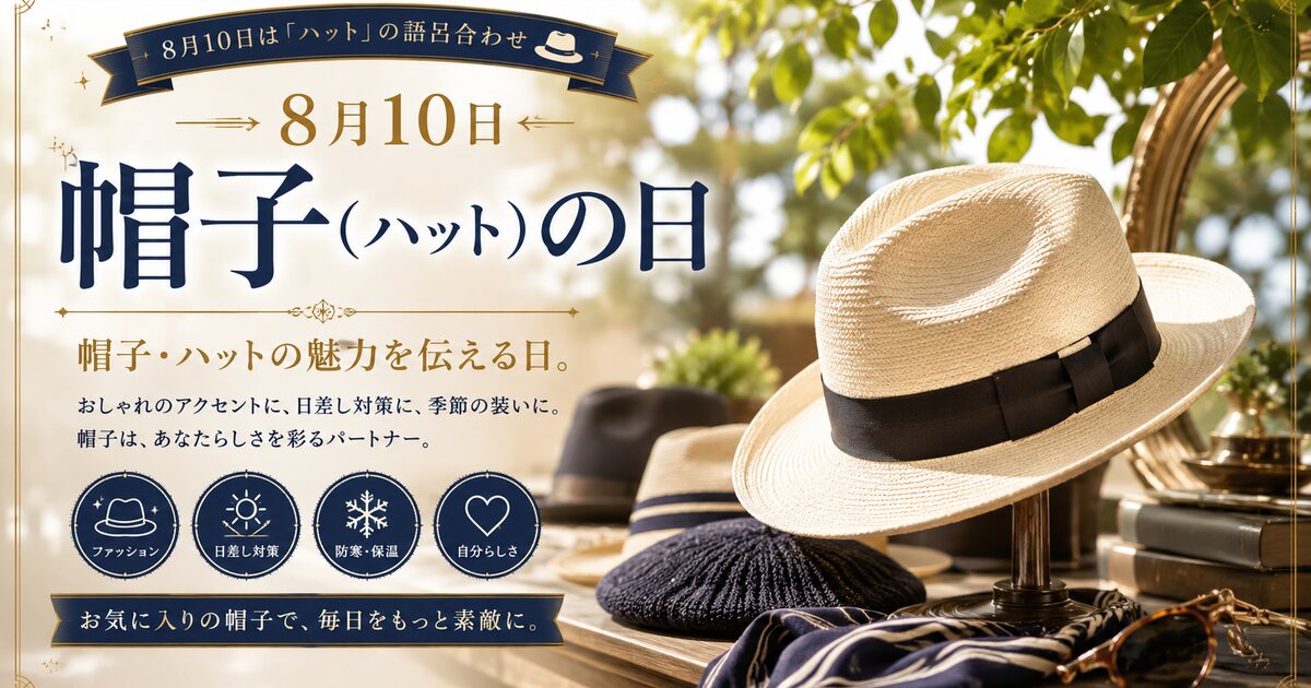 帽子（ハット）の日のイメージ画像