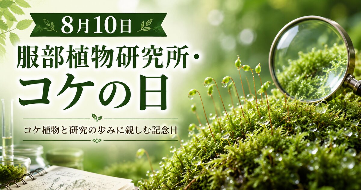 服部植物研究所・コケの日のイメージ画像
