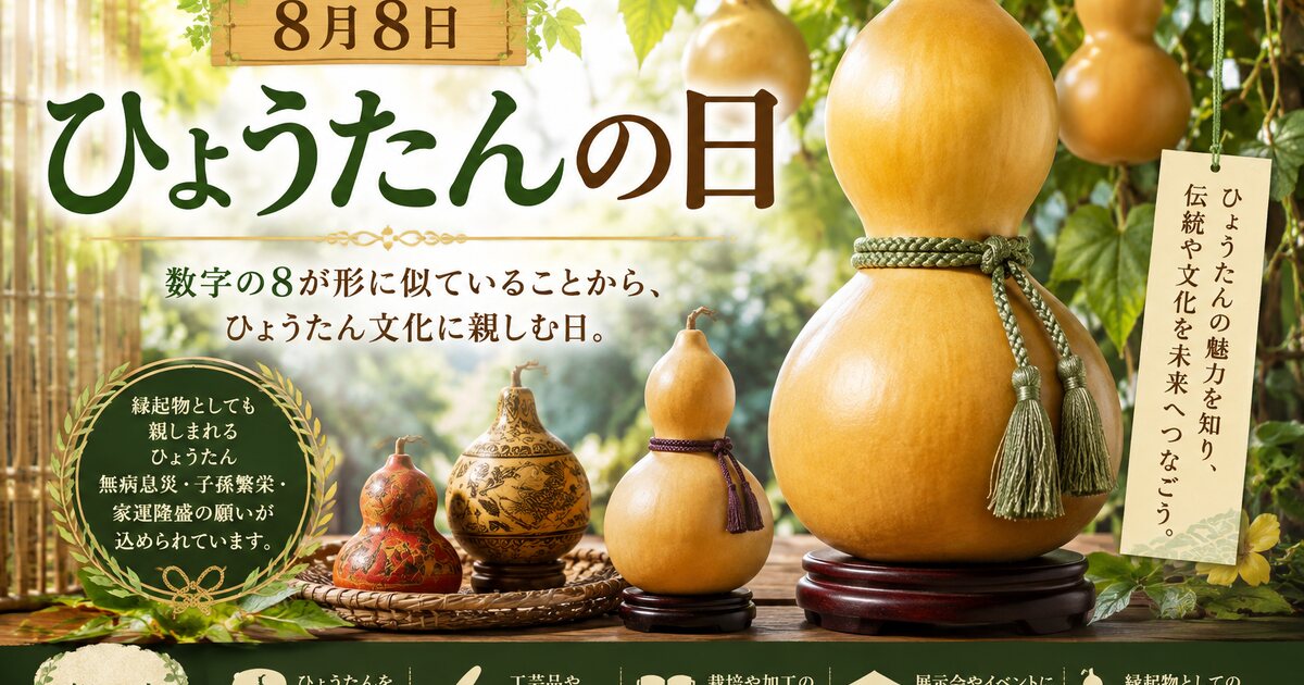 ひょうたんの日のイメージ画像
