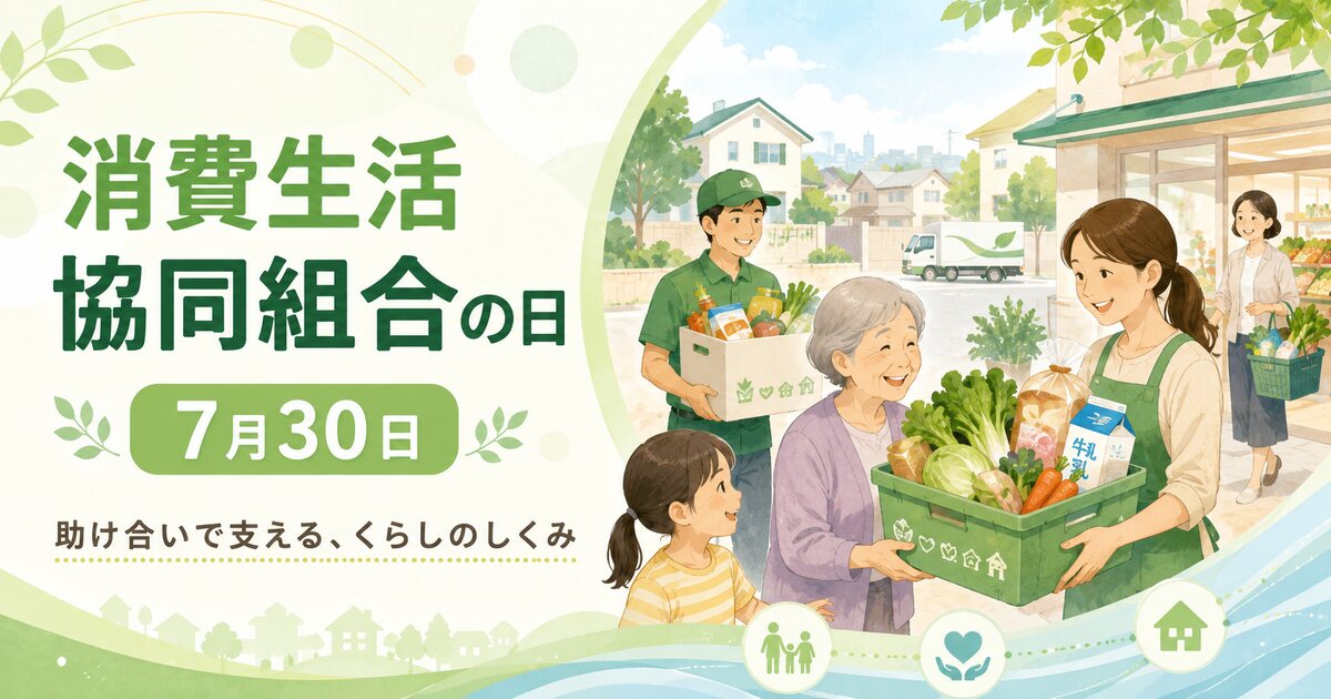 消費生活協同組合の日のイメージ画像