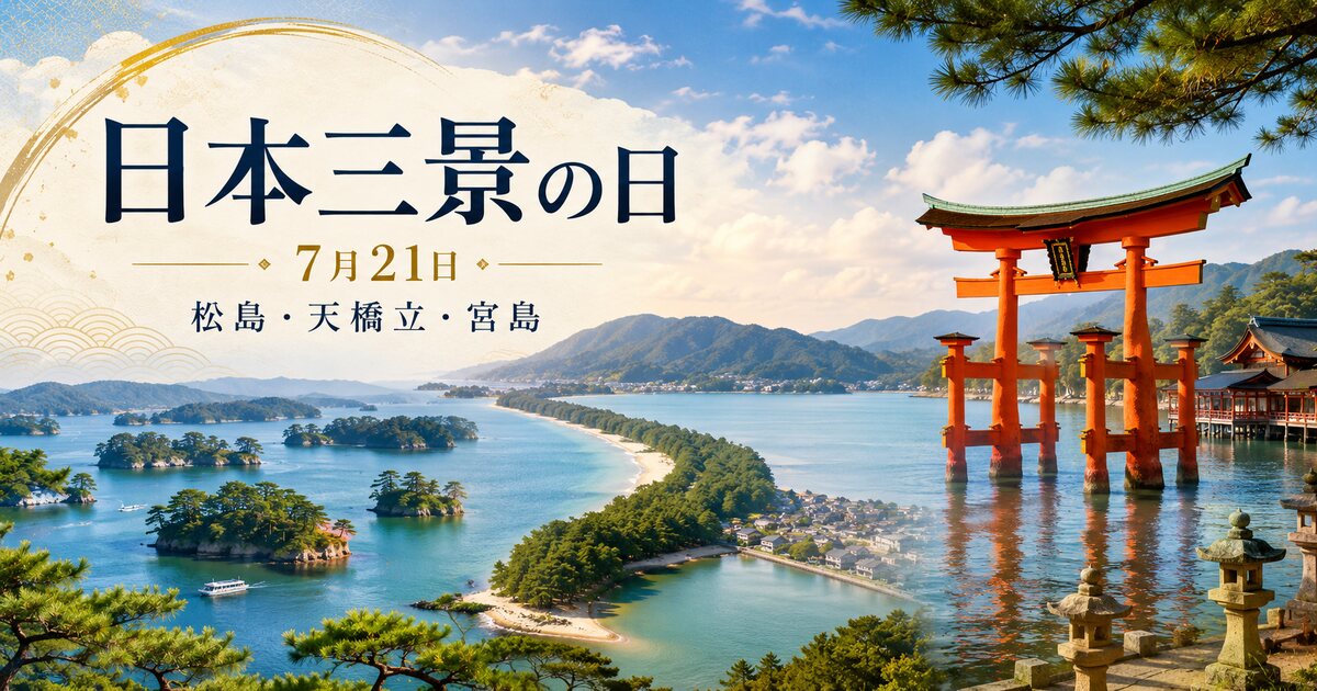 日本三景の日のイメージ画像