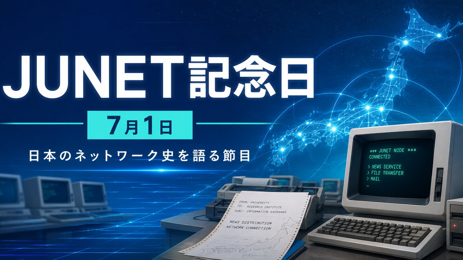 JUNET記念日のイメージ画像
