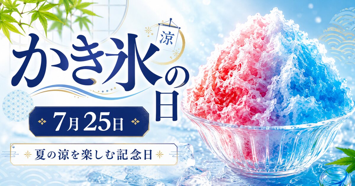 かき氷の日のイメージ画像
