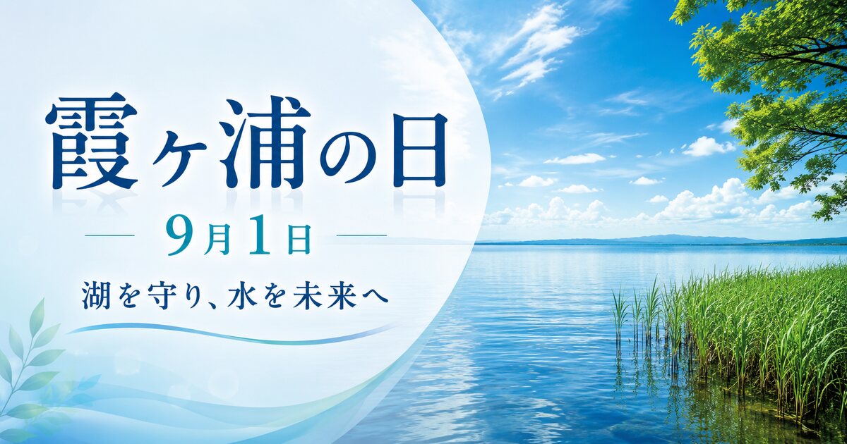 霞ヶ浦の日のイメージ画像