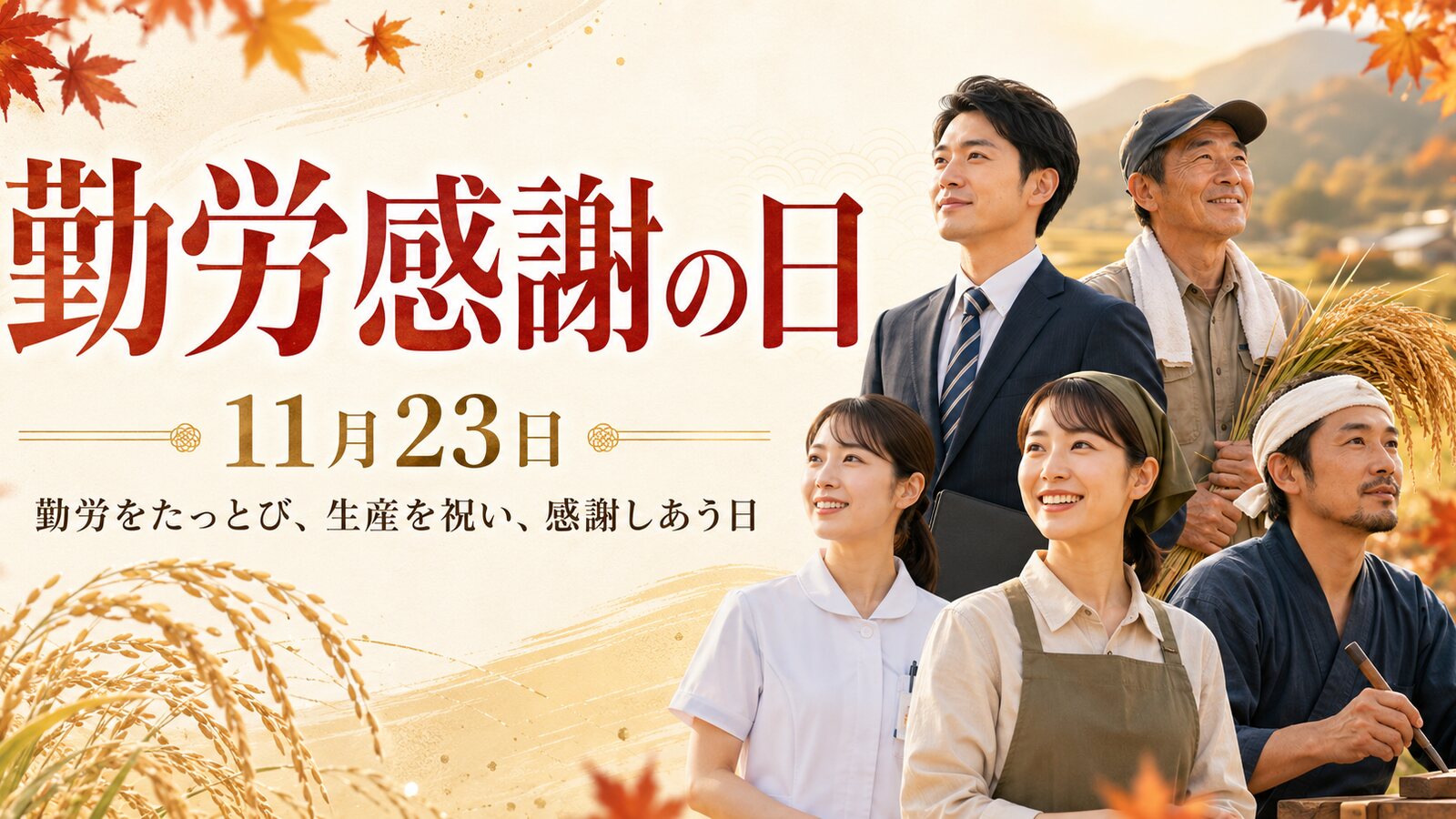 勤労感謝の日のイメージ画像