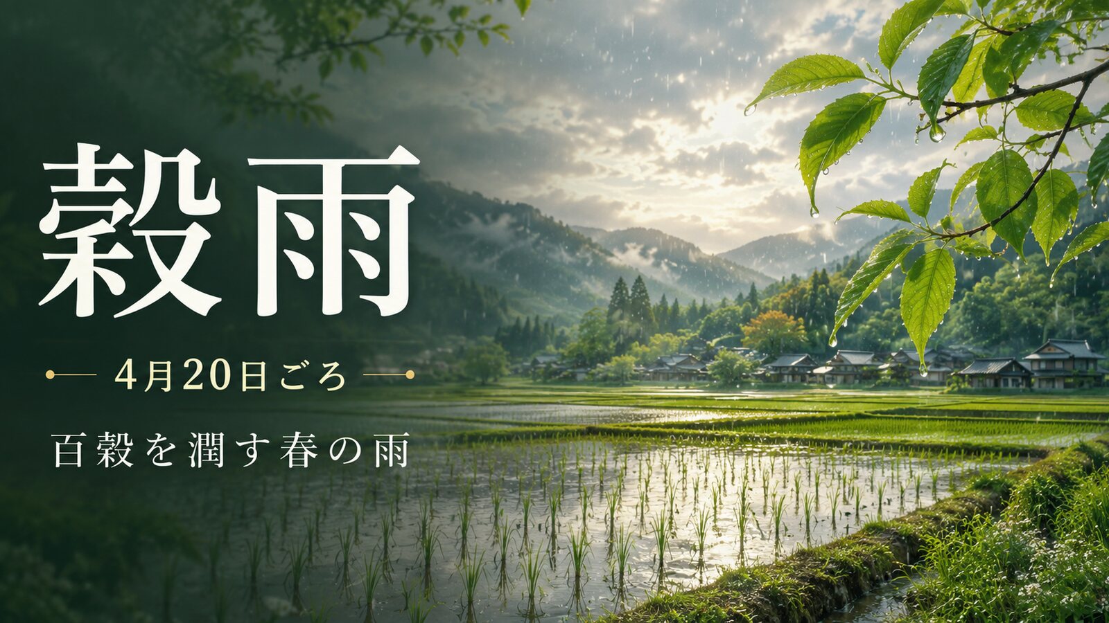 穀雨のイメージ画像