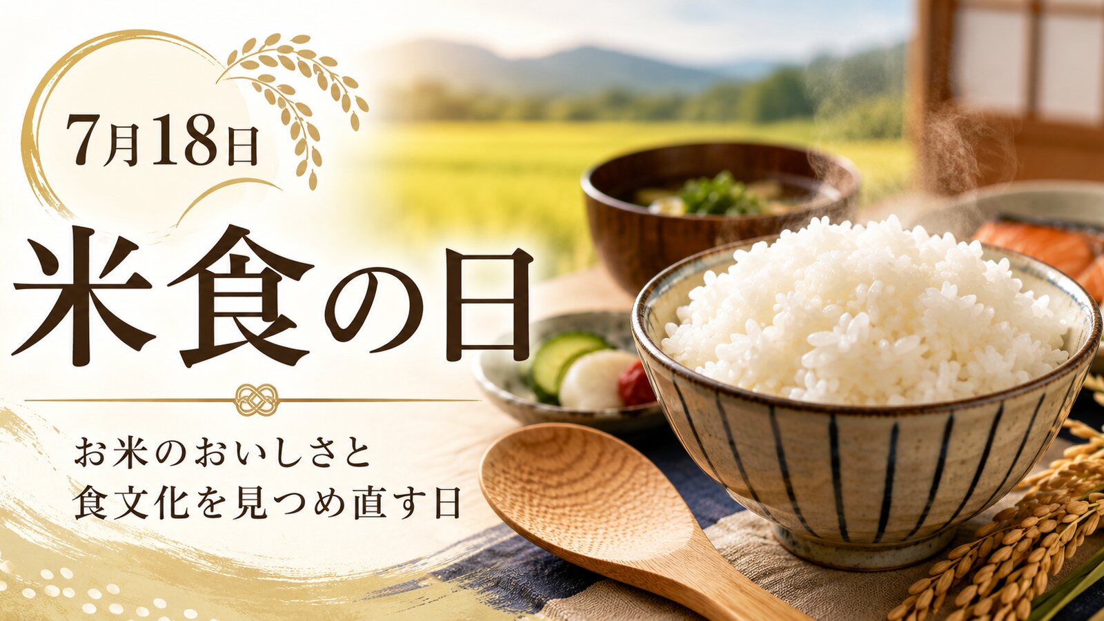 米食の日のイメージ画像