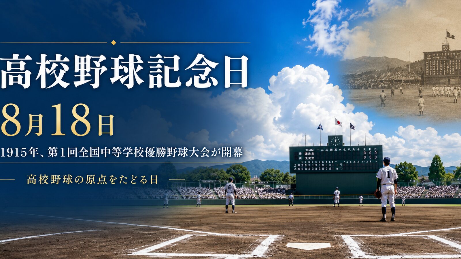 高校野球記念日のイメージ画像