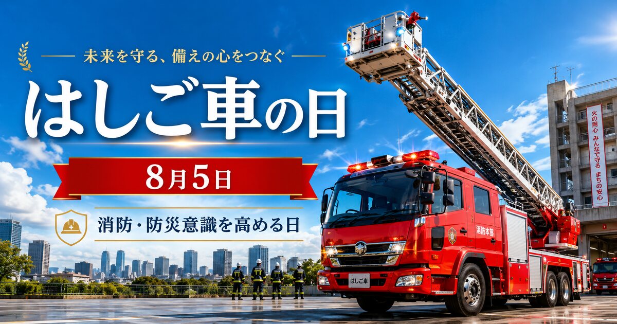 はしご車の日のイメージ画像