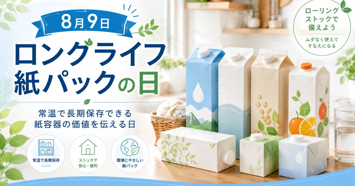 ロングライフ紙パックの日のイメージ画像