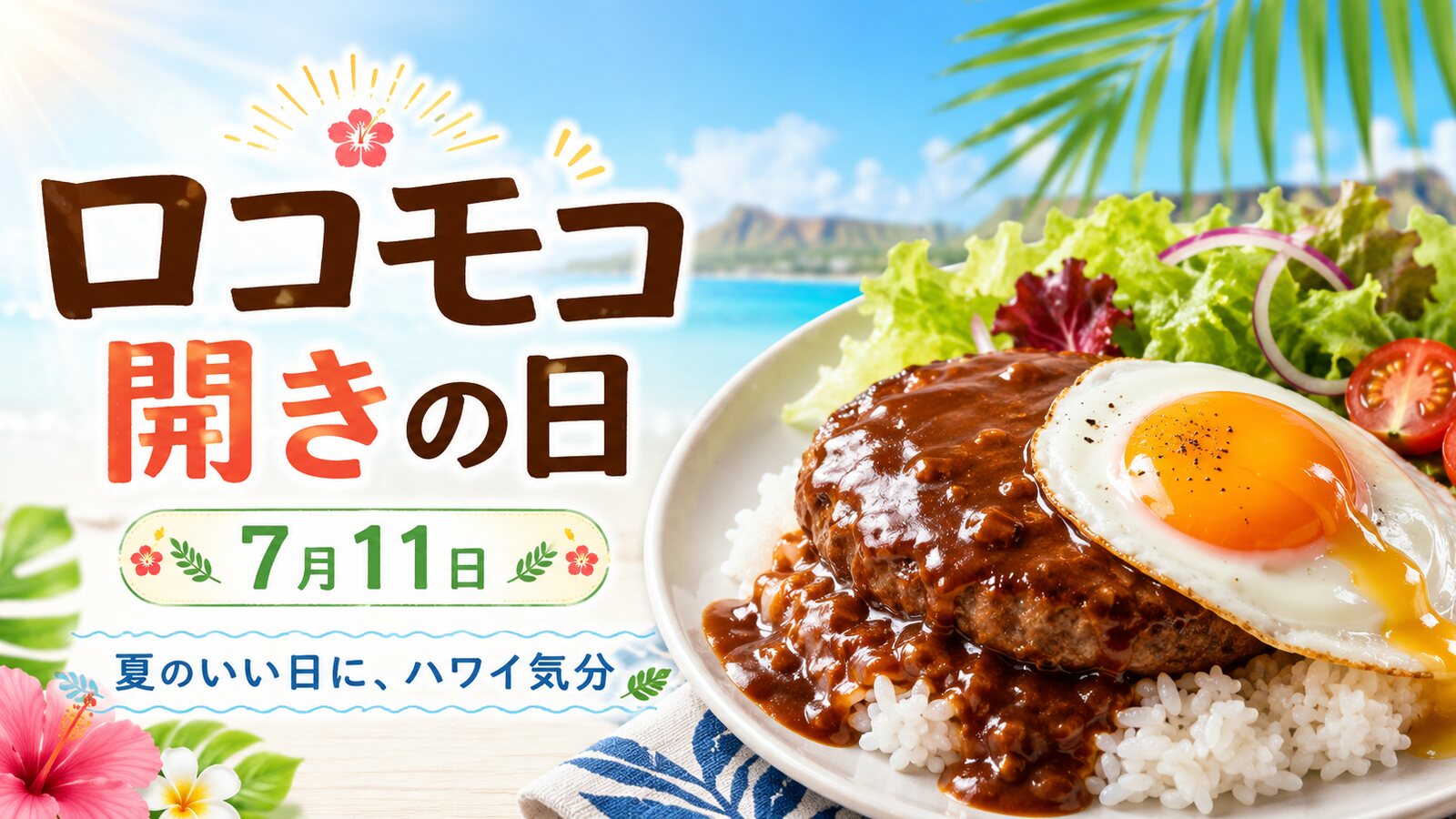 ロコモコ開きの日のイメージ画像