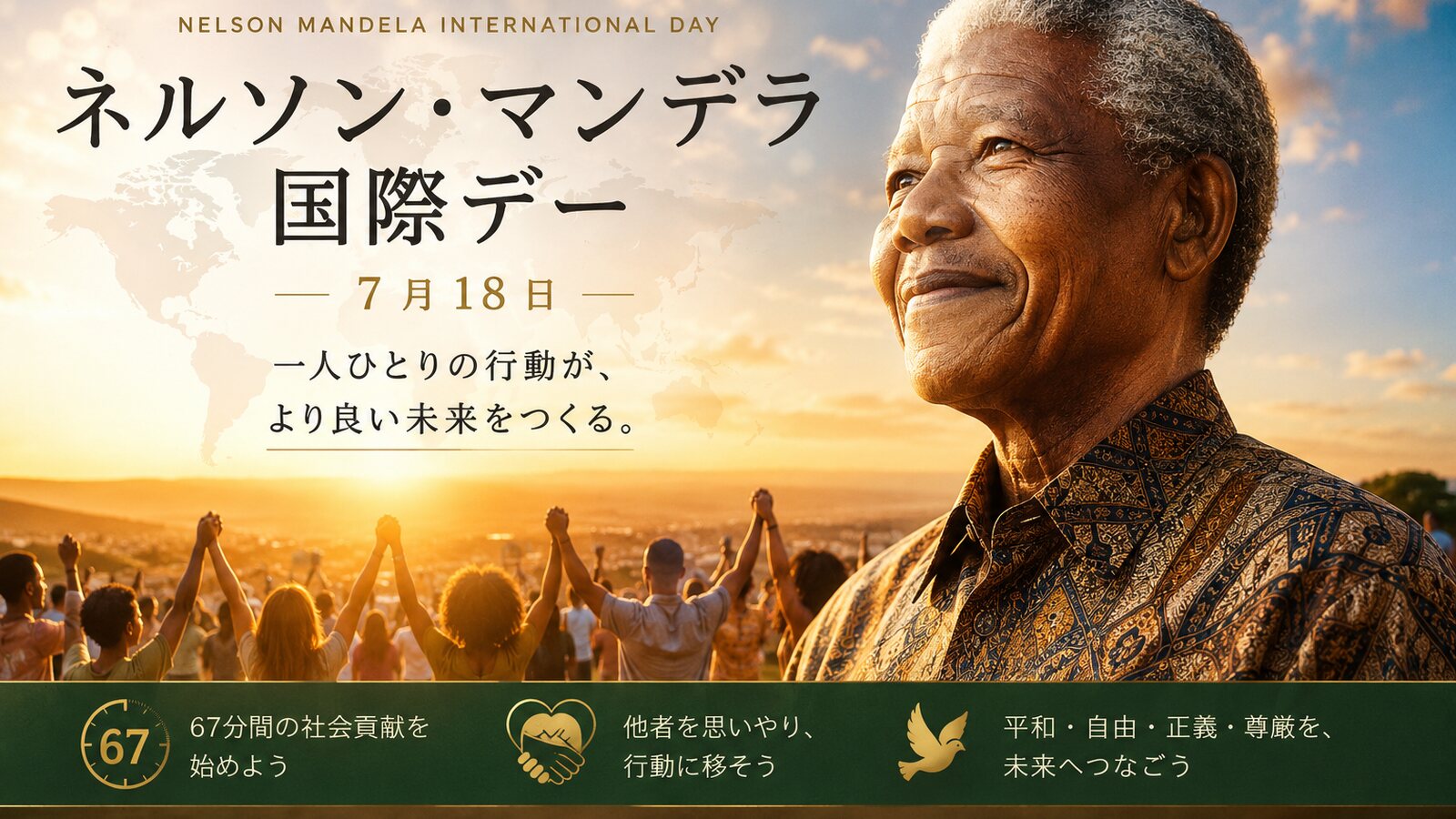 ネルソン・マンデラ国際デーのイメージ画像