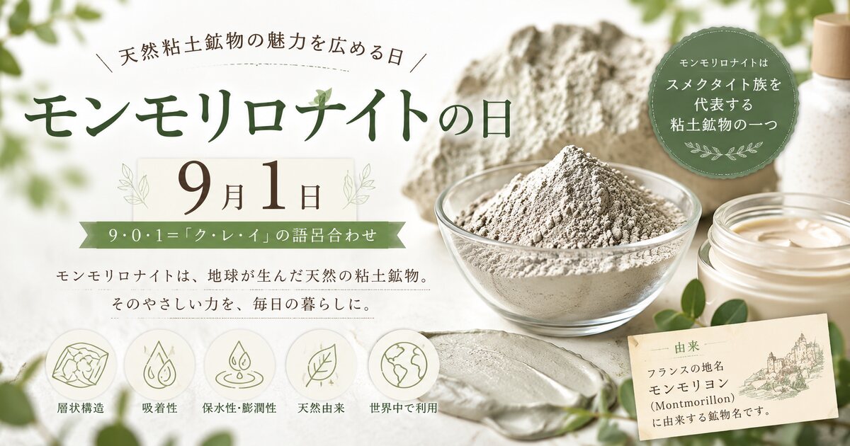 モンモリロナイトの日のイメージ画像