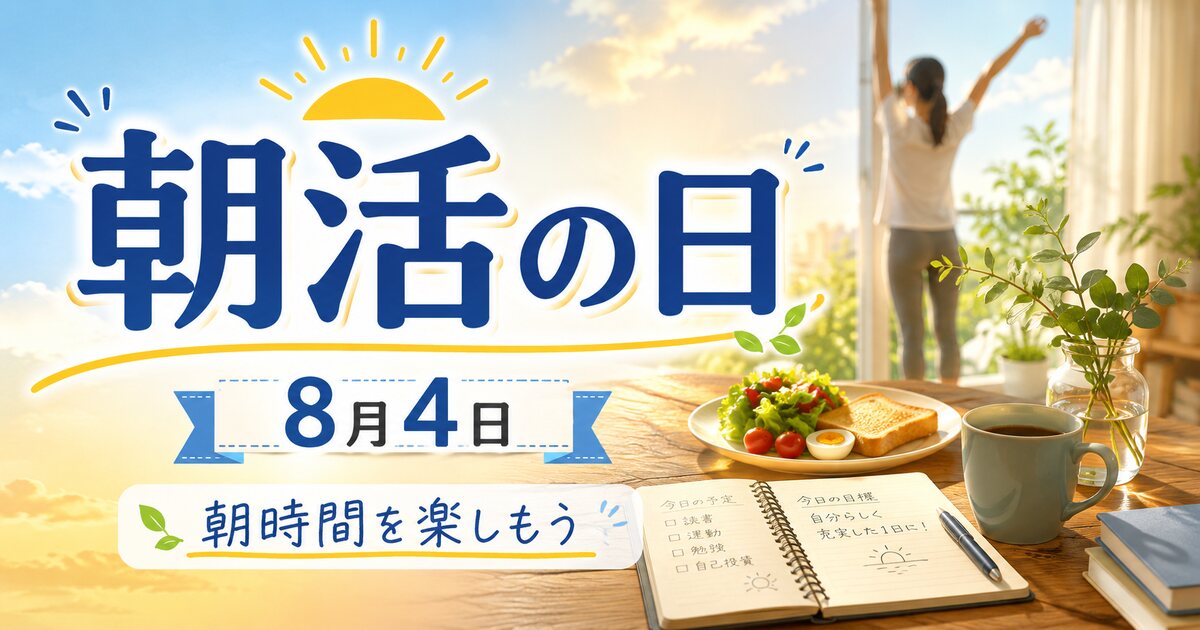 朝活の日のイメージ画像