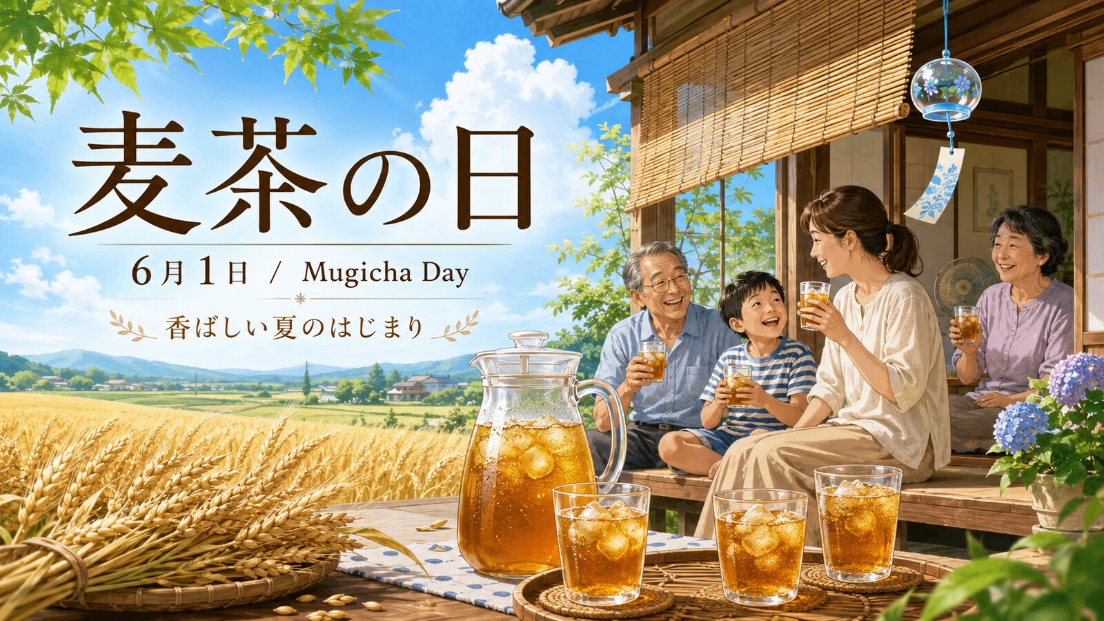 麦茶の日のイメージ画像