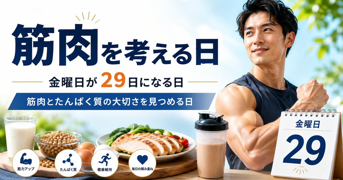 筋肉を考える日のイメージ画像
