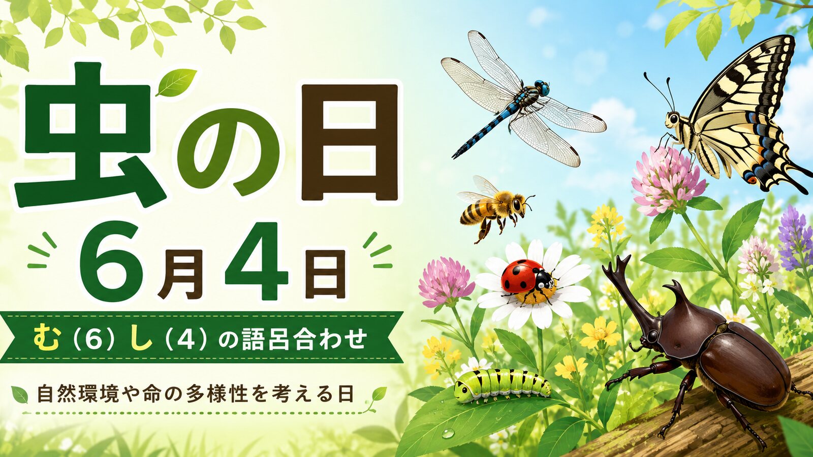 虫の日のイメージ画像