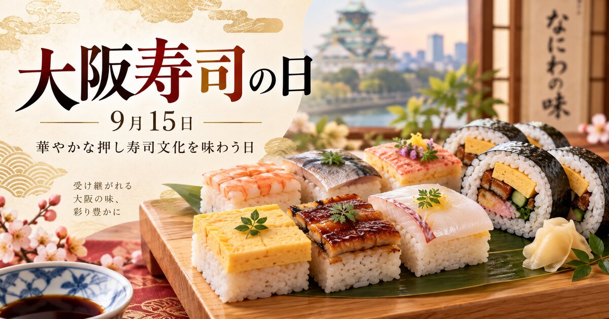 大阪寿司の日のイメージ画像