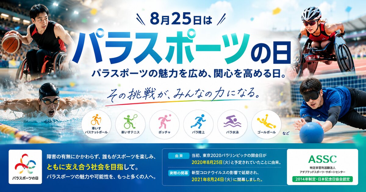 パラスポーツの日のイメージ画像