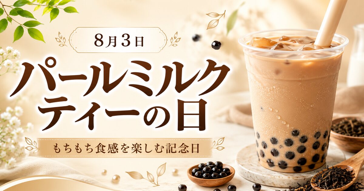 パールミルクティーの日のイメージ画像