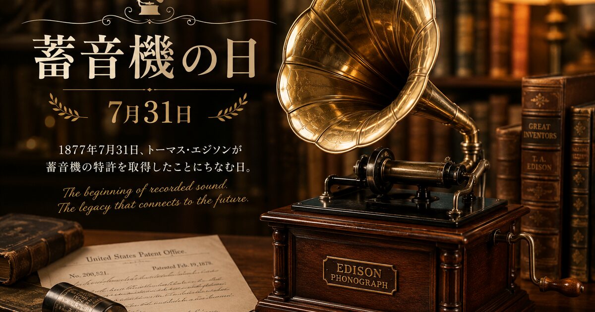 蓄音機の日のイメージ画像